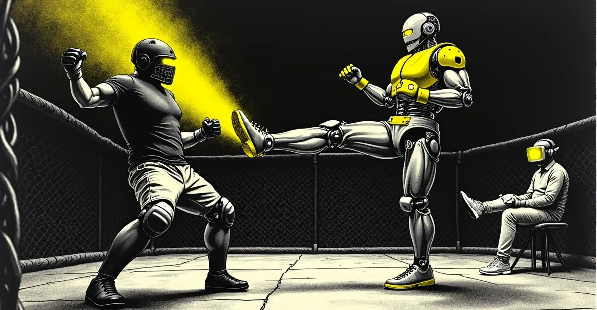 The World's First Robot Fight Was A Promo For Robots